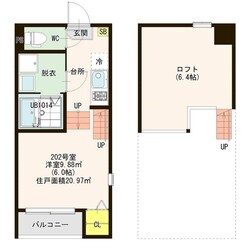 福田町駅 徒歩7分 2階の物件間取画像